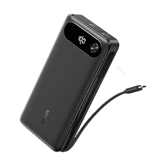 Anker Power Bank (20K, 87W, Built-In USB-C Cable) and Anker MagGo Pok (10K, Slim)