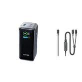 Anker Prime Power Bank (20K, 200W) and Anker 140W 2-in-1 USB-C to USB-C Cable