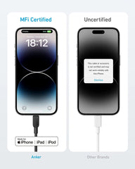 Anker 310 USB-C to Lightning Cable (6 ft, 2-Pack)
