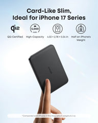Refurbished Anker Nano Power Bank (5K, MagGo, Slim)