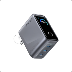 Refurbished Anker Prime Charger (160W, 3 Ports, Smart Display)