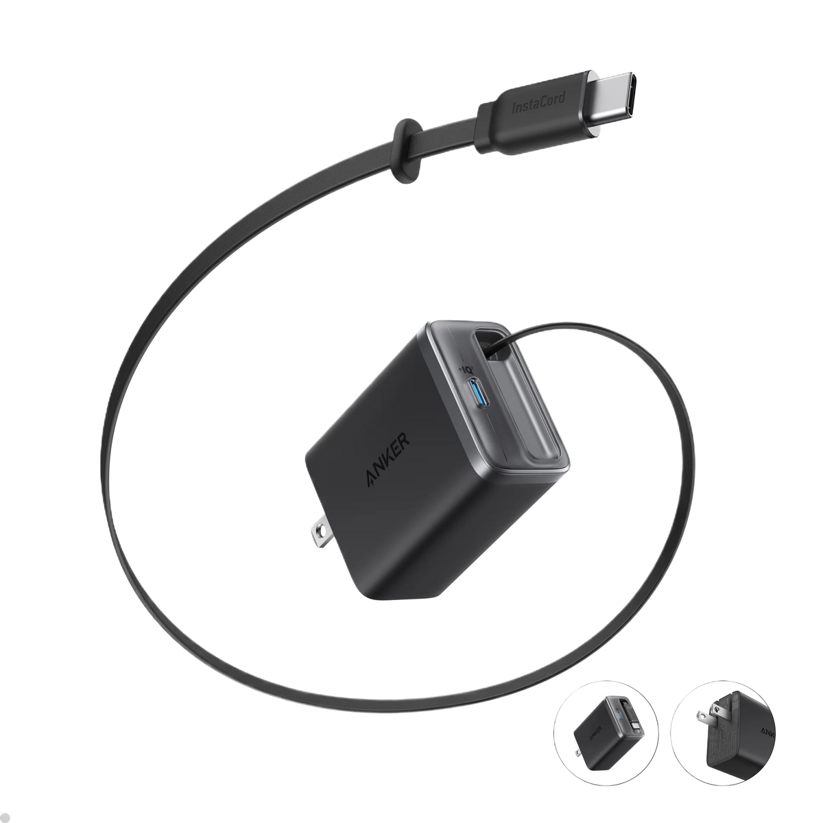 Anker Nano Charger (35W, Built-In Retractable USB-C Cable)