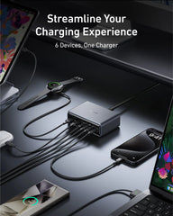 Anker Prime Charger (200W, 6 Ports, GaN) WM